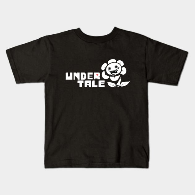 FLOWEY Kids T-Shirt by theanomalius_merch